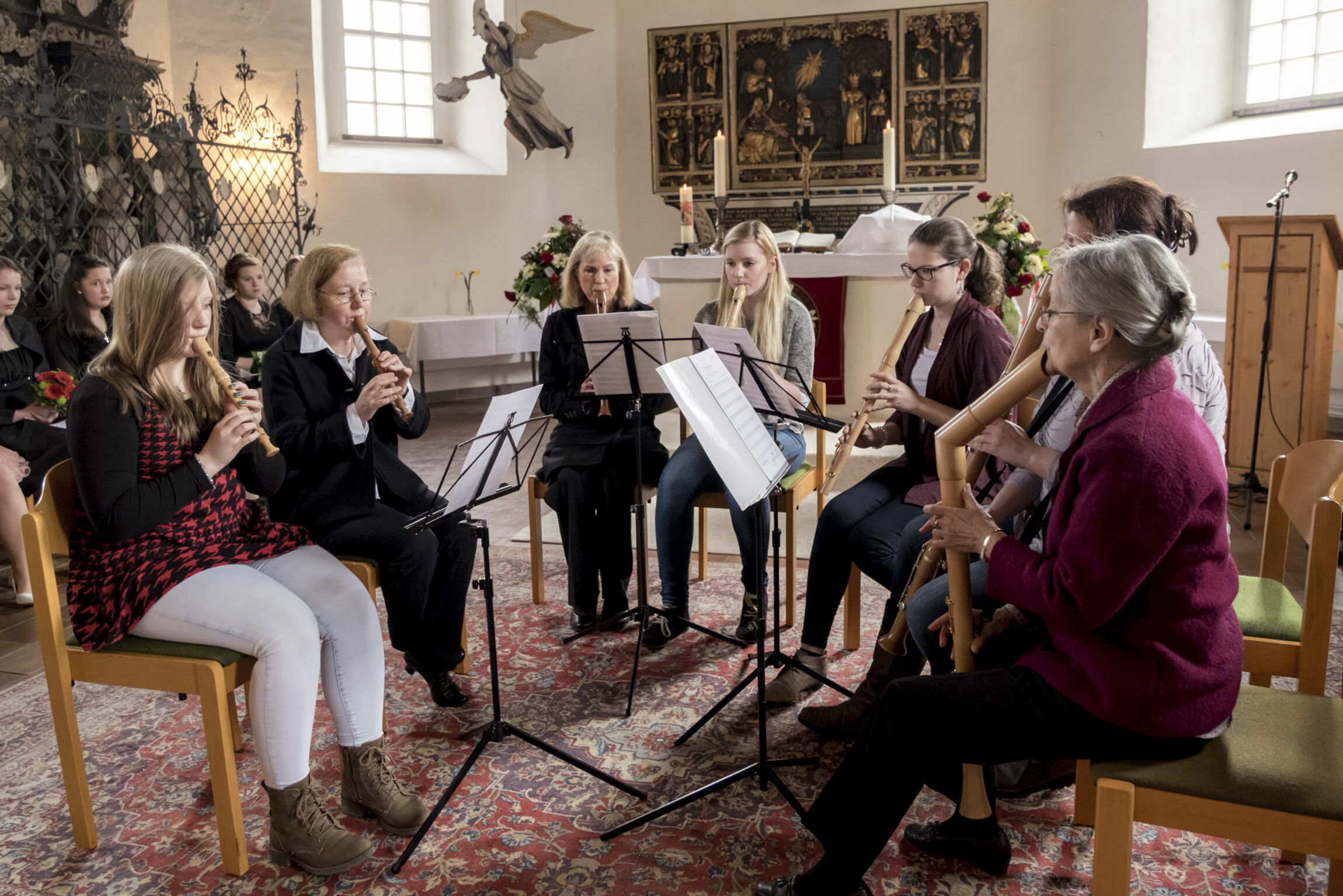 Flötengruppe Konfirmation 2016