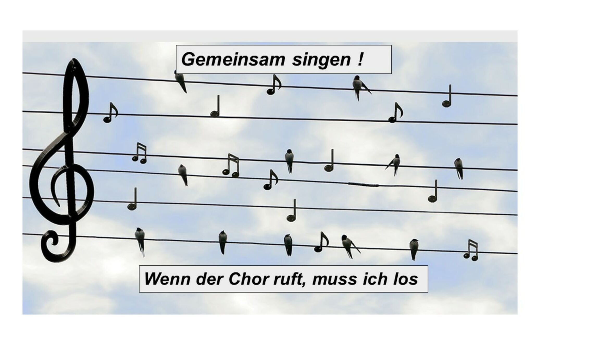 Gemeinsam Singen