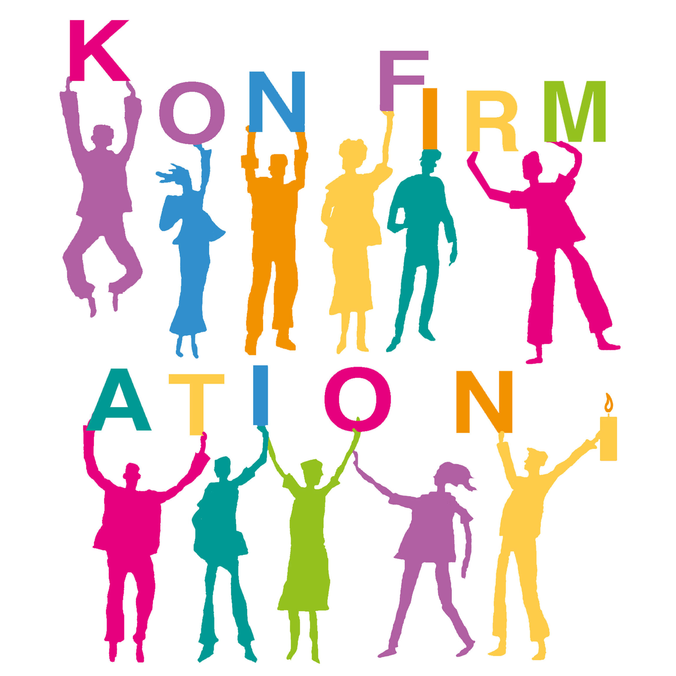 Schriftzug Konfirmation