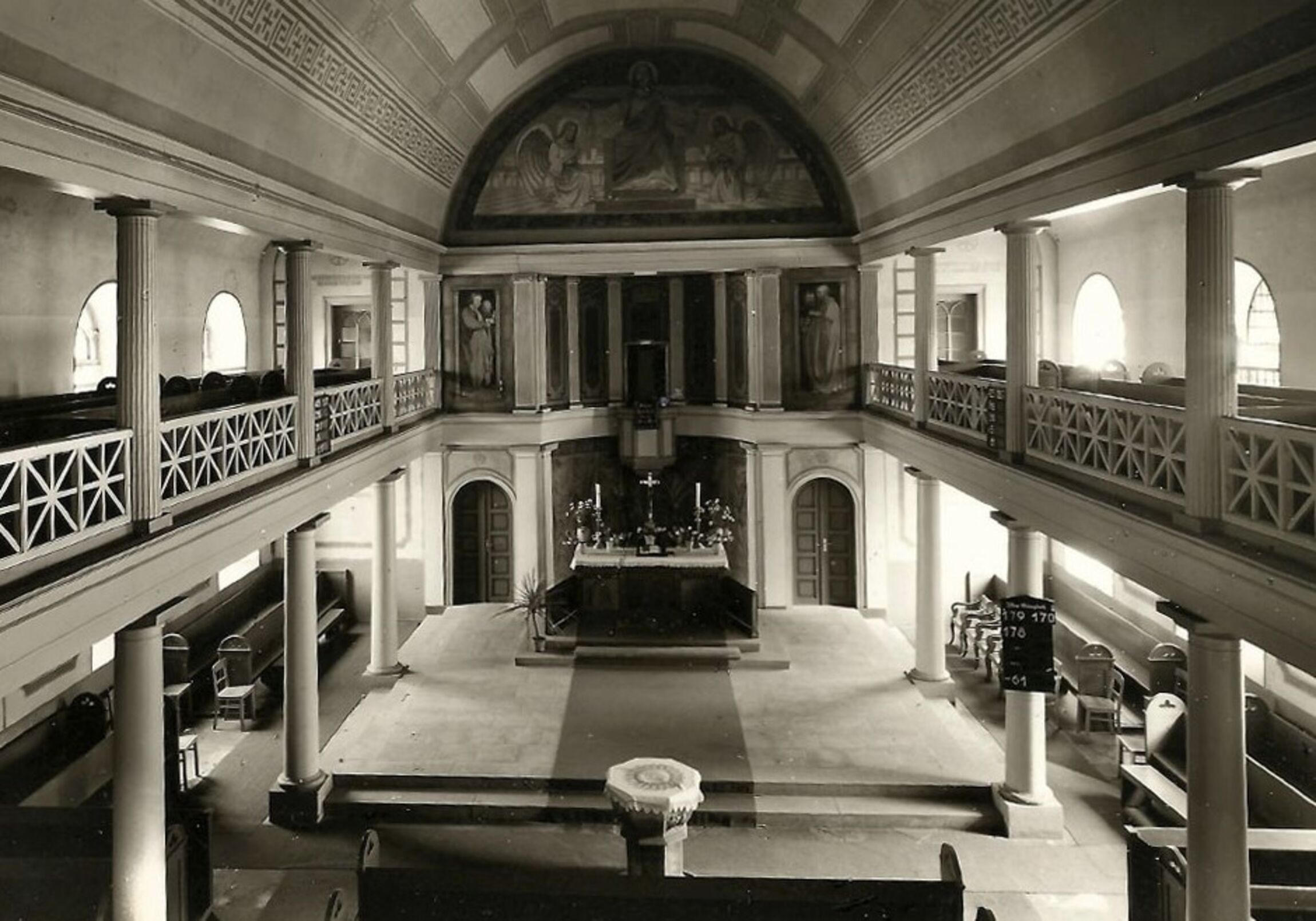 Kirchenschiff nach 1939