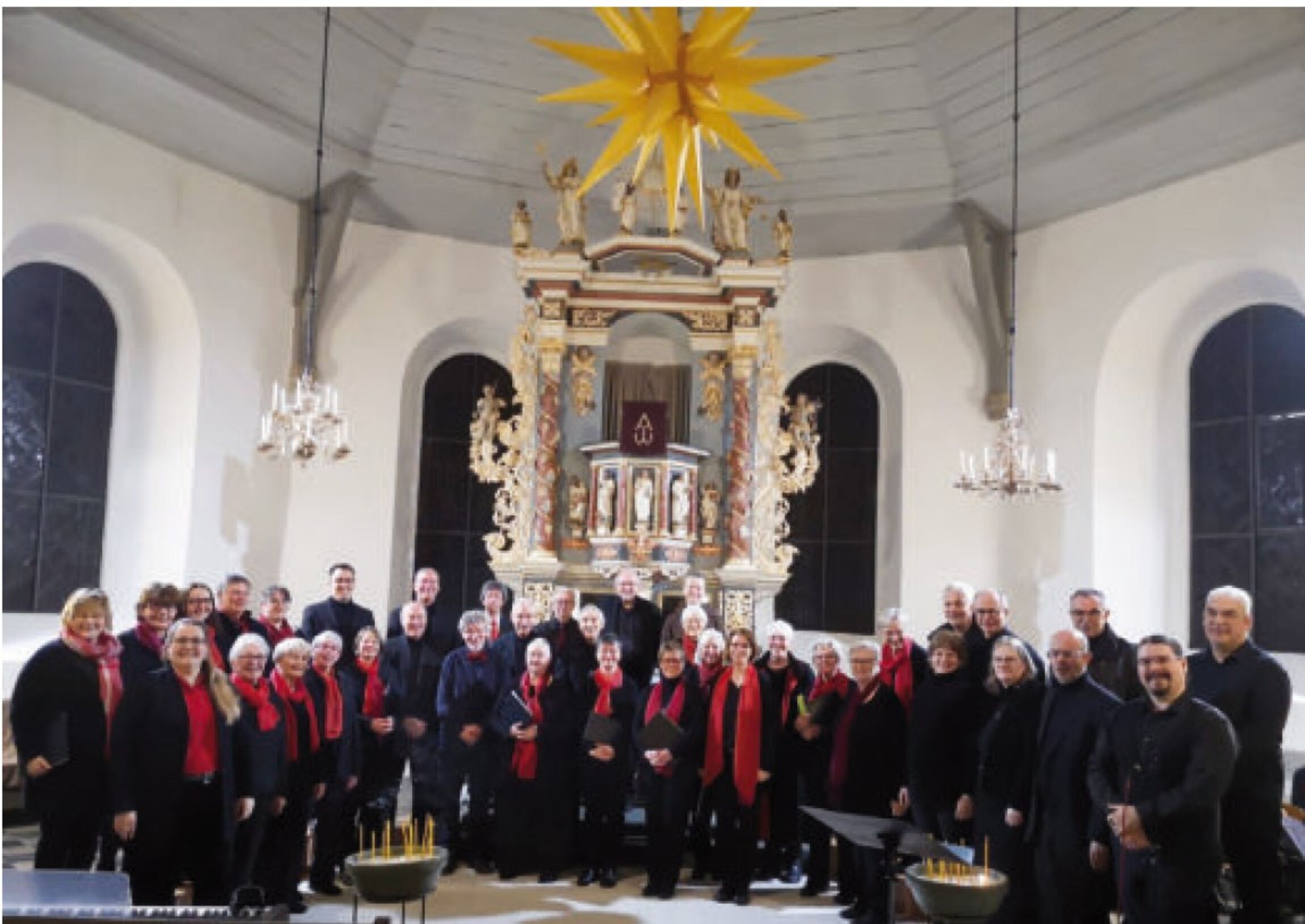 Bläser:innen und Kantorei gestalten das Adventskonzert