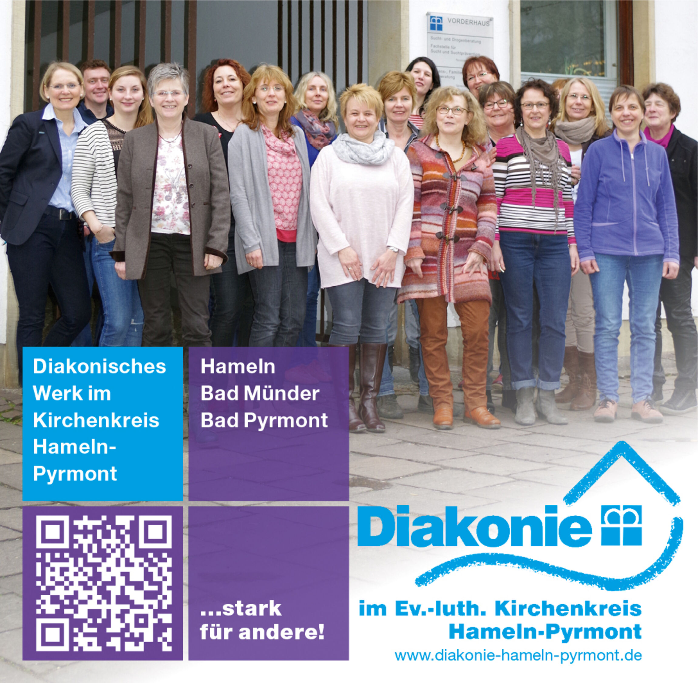 Gruppenbild Diakonie mit Text