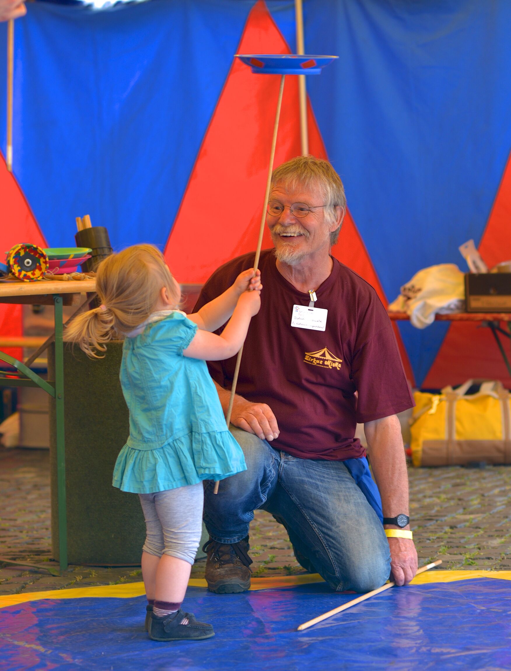 Dietrich Waltemate im Zirkus Mima