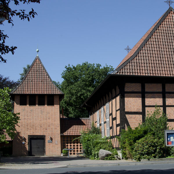 Blick auf die Bonifatiuskirche