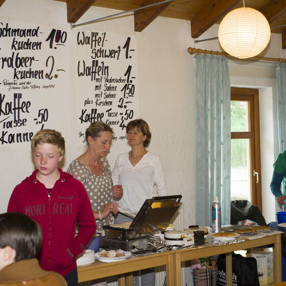 Waffeln im Regenbogenhaus