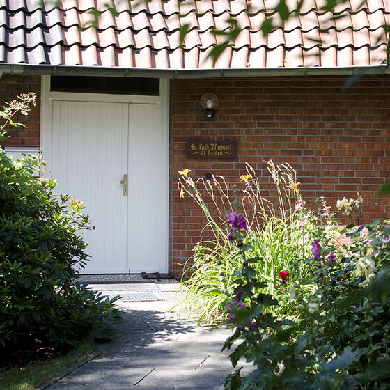 Eingang zum Pfarramt