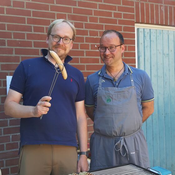 Bratwurst beim Sommerfest