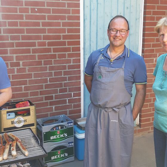 Bratwurst beim Sommerfest 2