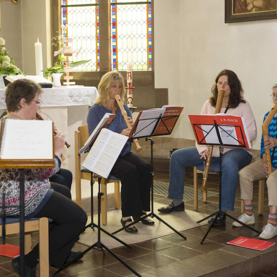 Konzert der Flötengruppe