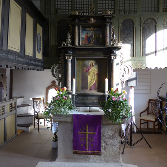 Altar Kirche Lachem | Foto@Jens Riesener