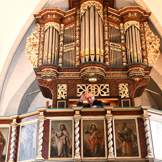Die Orgel in der Kirche in Hastenbeck 