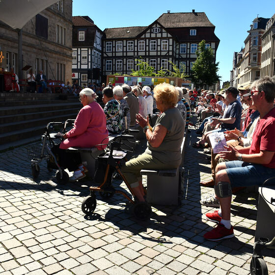 Klatschende Zuschauer