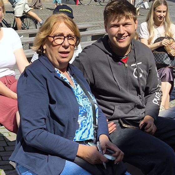 Gerda Schmalkuche im Gespräch mit Robin aus Rinteln