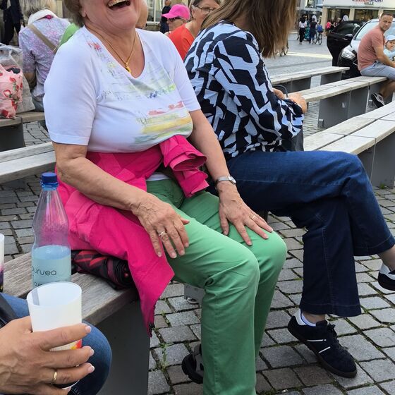 Warten auf den Start 