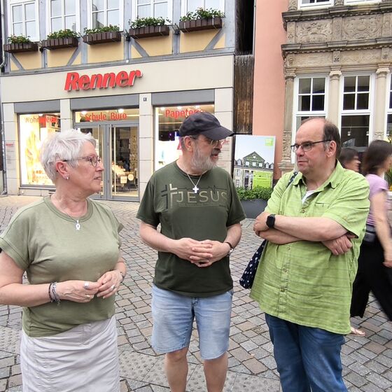 Gespräche am Rande - KV & Diakon der Stadtkirchengemeinde