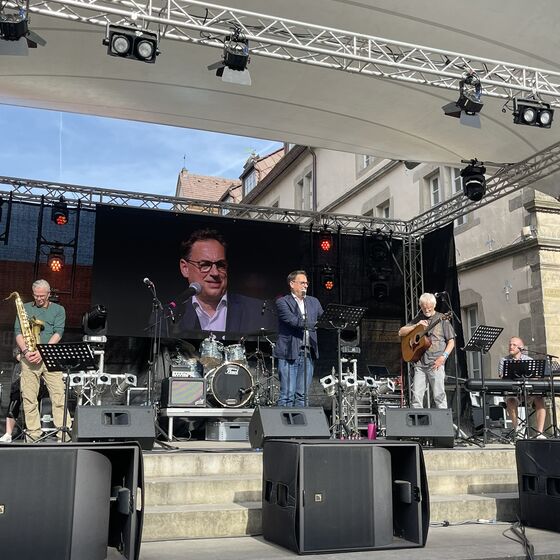 Die Eröffnung des Festival durch Sup. Dr. Vasel