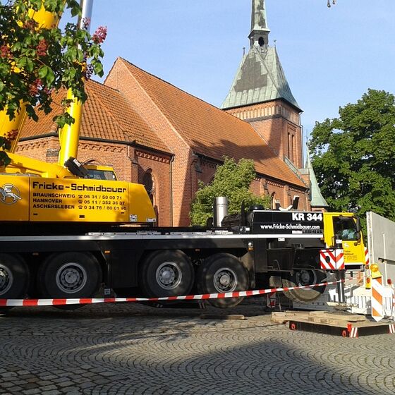 Anlieferung Betonfertigteile