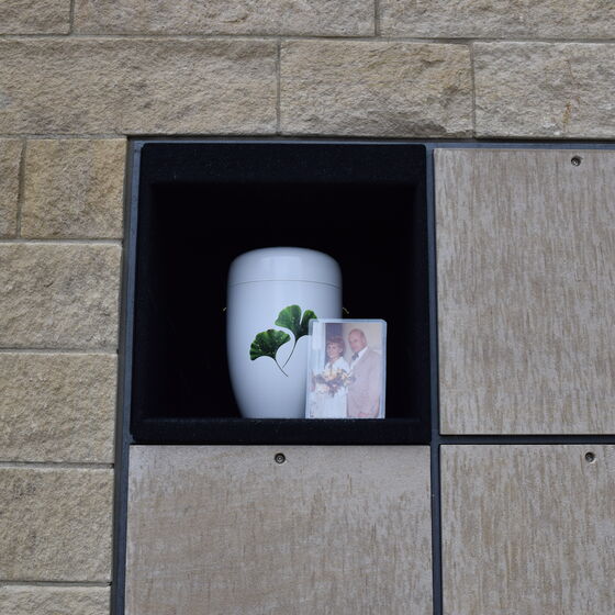 Die erste Beisetzung im Januar 2016