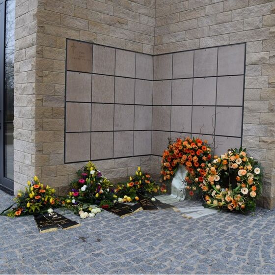 Die erste Beisetzung im Januar 2016