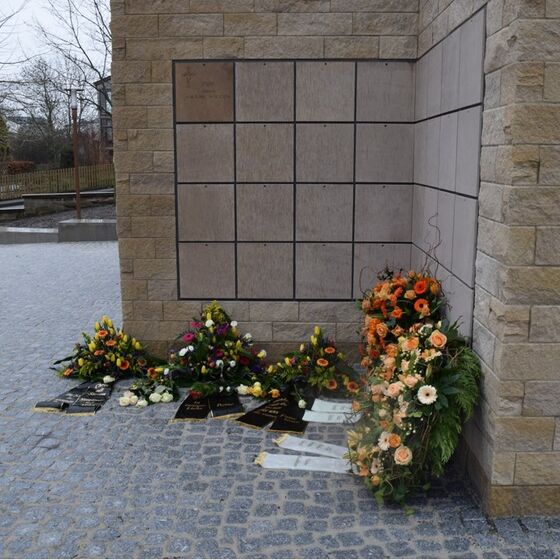 Die erste Beisetzung im Januar 2016