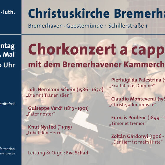 Plakat Kammerchor 2013