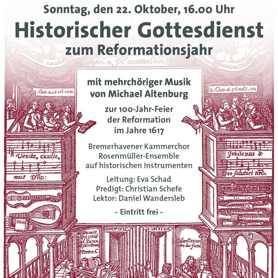 Plakat Reformationsgottesdienst 2017