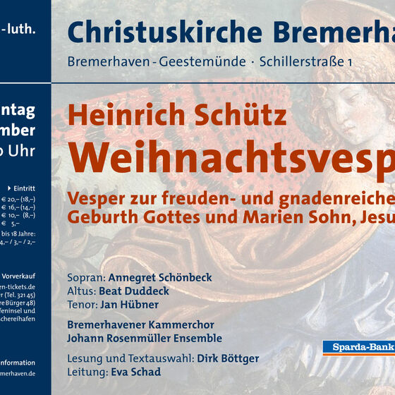 Plakat Schütz-Vesper 2013