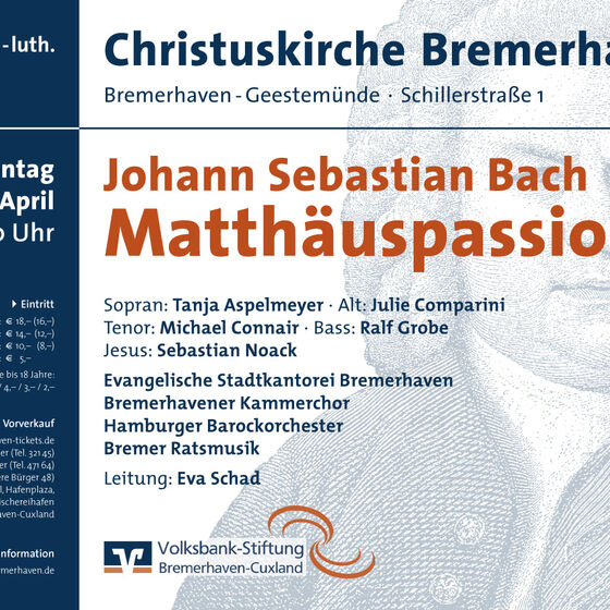 Plakat Matthaeuspassion 2011