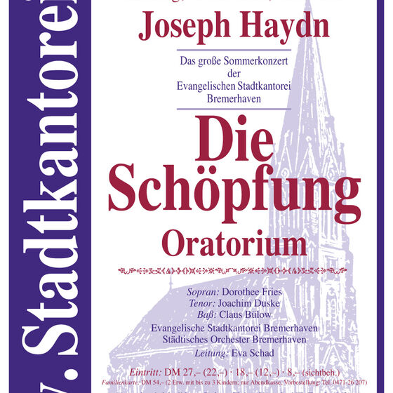 Plakat Schoepfung 2000