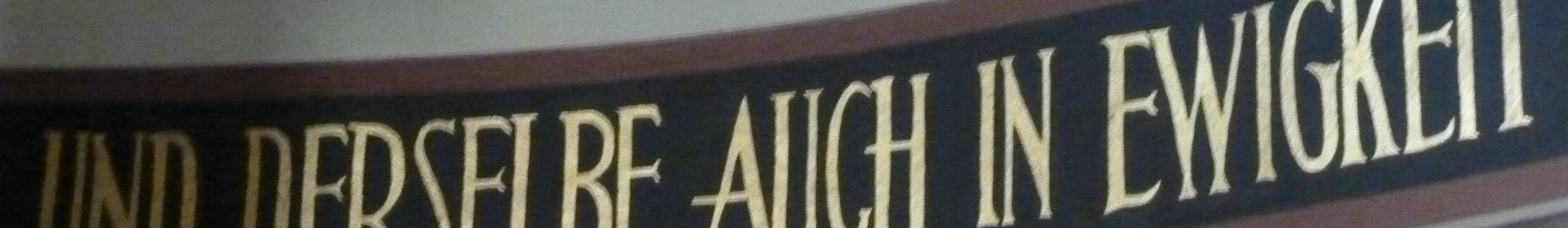 ...und derselbe auch in Ewigkeit