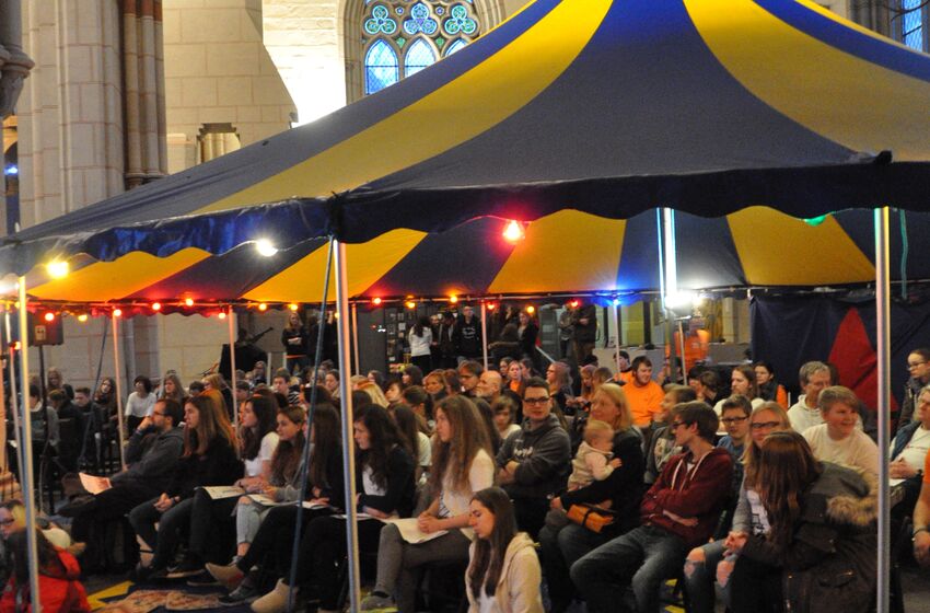 Zirkuszelt im Münster