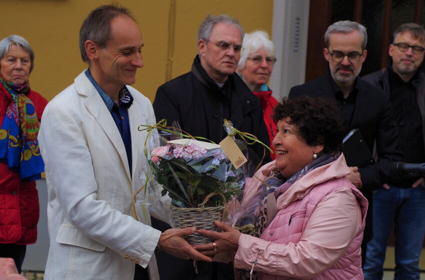 Michaelis-Weltcafé (Matthias Böning, Rosita Jung-Concha)