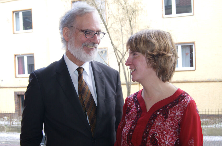Pastor Ewert und Jessica Schröder