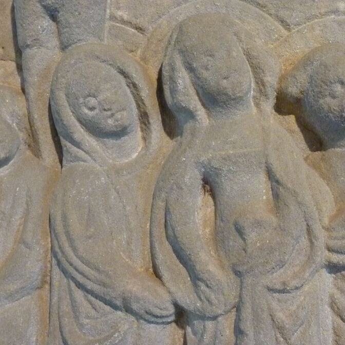 Relief Ausschnitt-Frauen