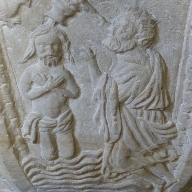 Taufstein | Taufe Jesu im Jordan 